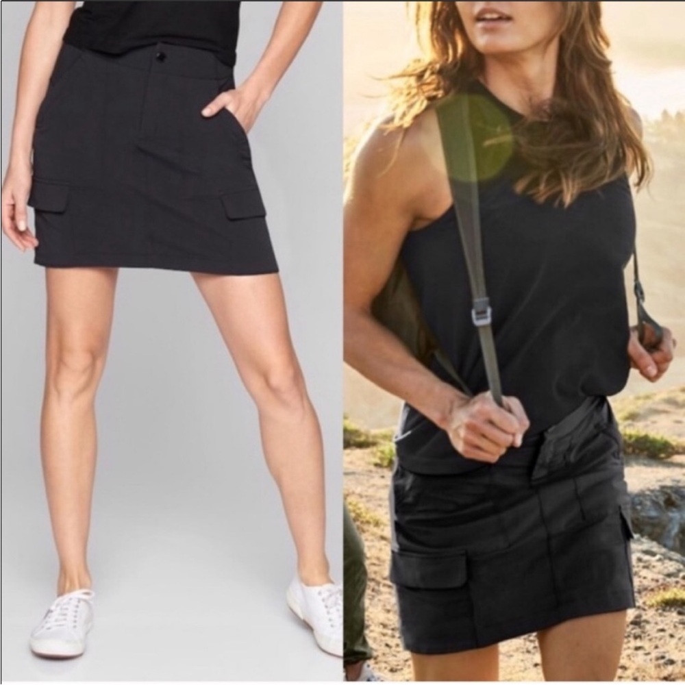 Athleta Trekkie Skort 2.0 Size 10 Black
